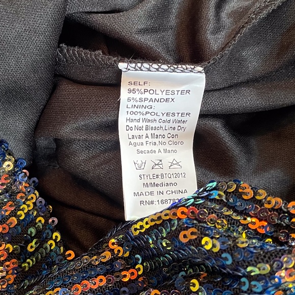 Multicolored Sequin Two-Piece Set from Coco Milano - Picture 9 of 17